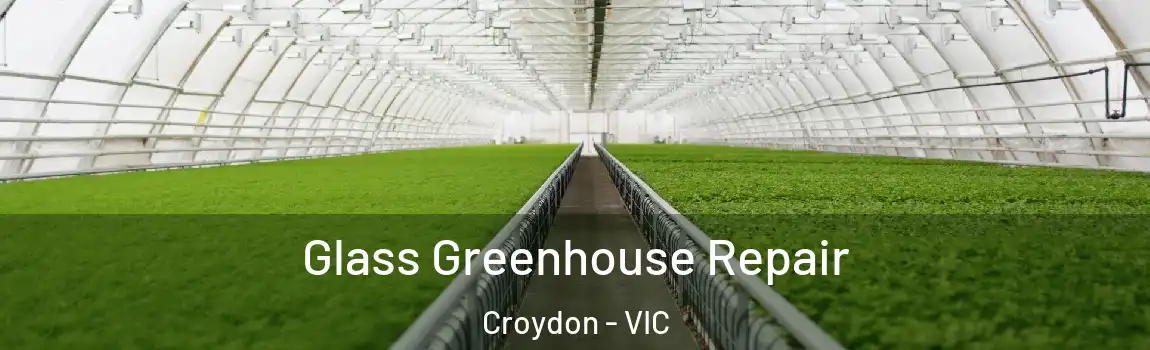 Glass Greenhouse Repair Croydon - VIC